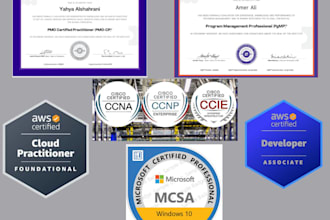 international exams expert pmp aws cisco microsoft