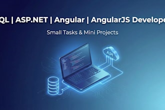 help with sql query optimization and dotnet angularjs fixes