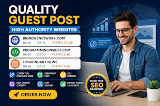 publish guest posts on authority websites