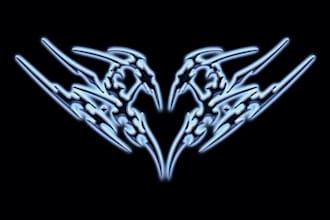 create a neo tribal metal logo for your streetwear