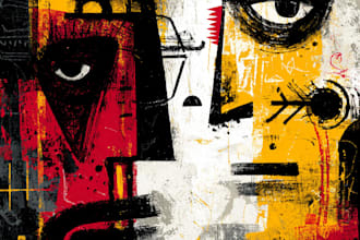 do illustration expresionism art, graffity, abstract