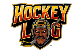 design a powerful hockey logo for your team or brand