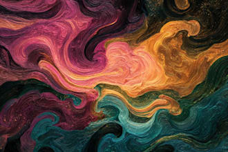 paint digital professional abstract art by hand