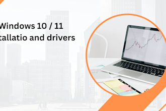 install windows and drivers on PC or laptop