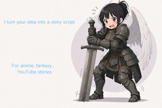write an engaging script for your anime