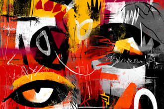 do illustration expresionism art, graffity, abstract