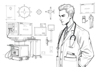 draw professional medical concept sketches