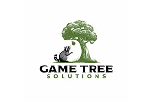 design clean game tree solutions logo