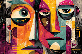 do illustration expresionism art, graffity, abstract