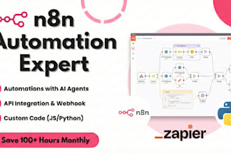 build complex n8n workflows, custom apis, and supabase databases
