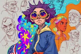 create fun, custom doodle illustrations for any purpose