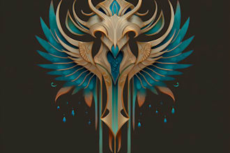 design fantasy game logo and branding