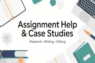 help you write assignments, case studies and internship reports, apa papers