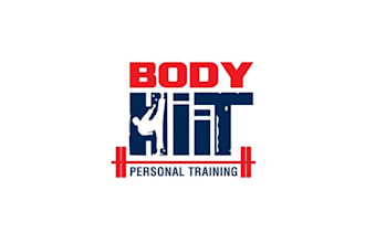 design personal training background martial arts logo