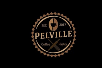 design eye catching cafe coffee pastry logo