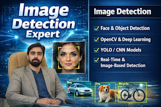 do image detection, face recognition and object detection using ai