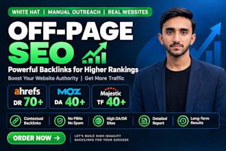 increase ahrefs DR moz da and majestic tf with quality backlinks