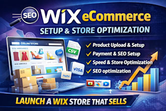 wix ecommerce setup product upload store optimization