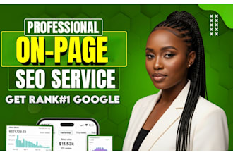provide on page SEO for wordpress, webflow and shopify