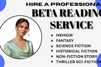 alpha or beta read cozy mystery, fiction with story review and feedback