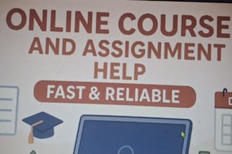 help complete online  course  within shortest time