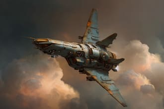 design a sci fi spaceship design