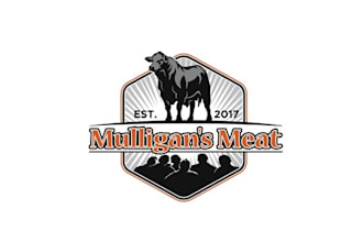 make awesome animal logo for grass roots beef jerky start up