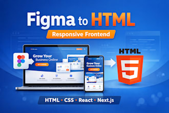 convert figma to responsive HTML CSS tailwind CSS