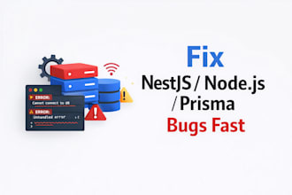 fix bugs in your nestjs, nodejs, or prisma backend