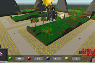 develop 2d game in unity or godot engine, 3d VR or ar game, web game