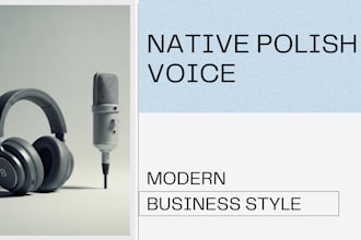 record a professional polish business voice over