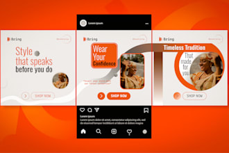 design creative, high engagement instagram carousel posts