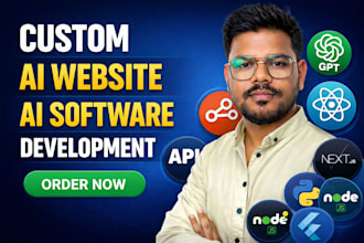 create a custom ai website and chatbot for business
