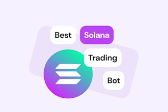 develop solana volume bot, solana arbitrage bot, solana trading bot