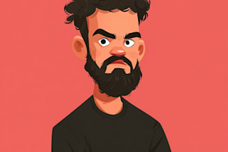 design watercolor vactor portrait illustration from a photo