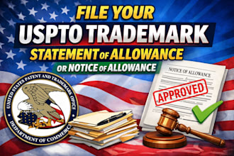 file US trademark notice of allowance