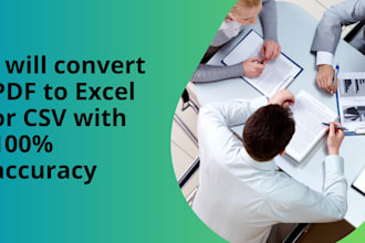 convert PDF to excel