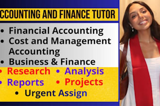 be accounting finance business assign tutor