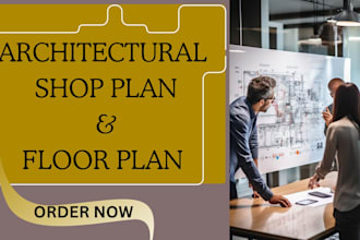 make detailed autocad shop drawings for retail and interiors