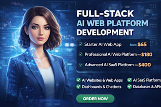 do full stack ai web platforms development