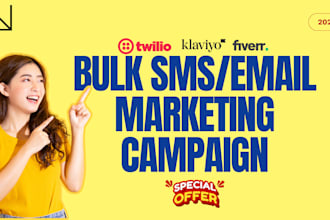 send bulk text message marketing, bulk email campaign