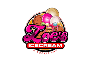 create wonderful excellent icecream and cookie logo design