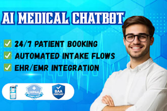 build hipaa compliant medical ai chatbot with baa for patient booking and intake