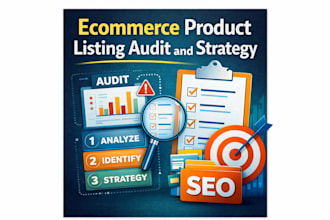 ecommerce product listing audit and strategy