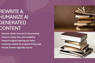 rewrite and humanize ai generated content
