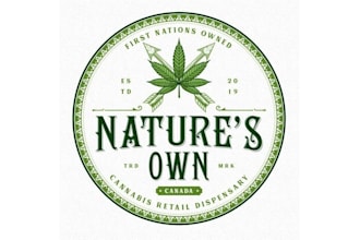 do unique cannabis hemp weed marijuana vape cbd oil logo