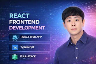 develop a custom website using react