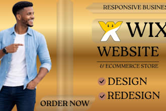 do wix website design, redesign business wix website, website development