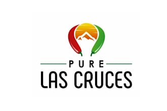 make southwestern hipster logo for pure new mexico