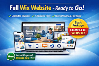 design a professional wix website